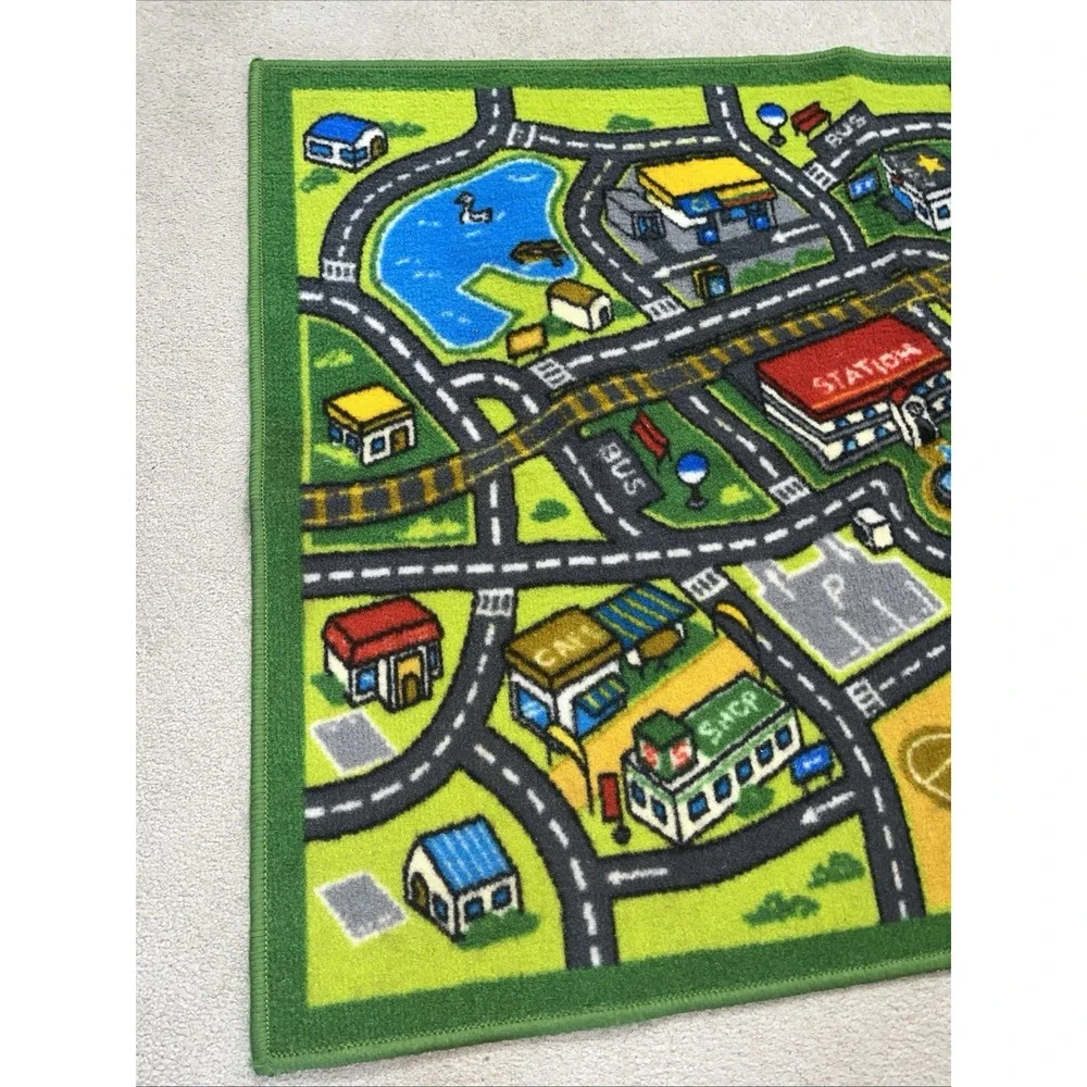 Rectangle Shape‎ Kids Rug Carpet with Anti Skid Backing Made Of Nylon-3 x 5 feet